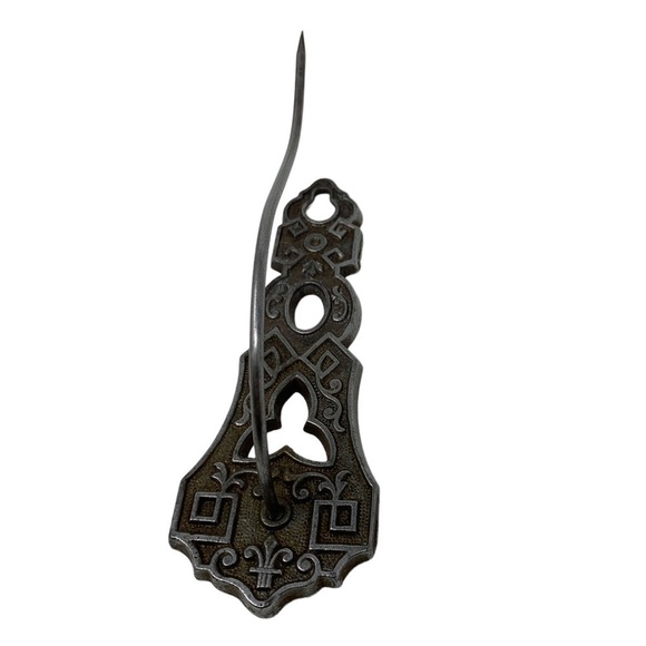 Eastlake Victorian Wall Mount Receipt Hook - Picture 1 of 4